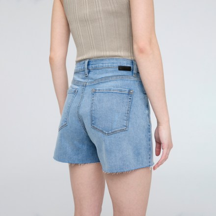 Performance Denim High-Rise Relaxed Shorts - Women's