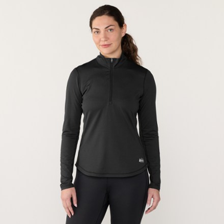 Lightweight Half-Zip Base Layer Top - Women's