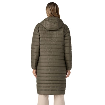 Recycled Down Sweater Parka - Women's