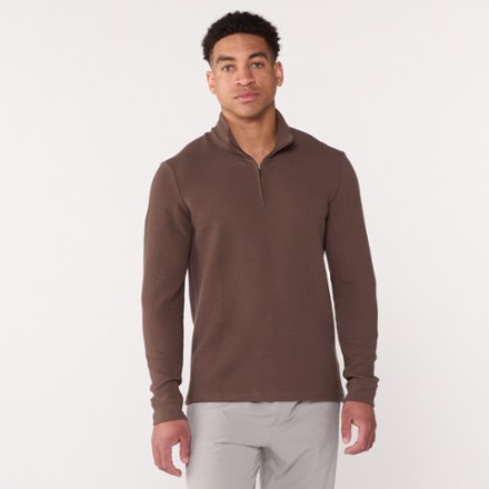 Waffle Quarter-Zip Pullover - Men's