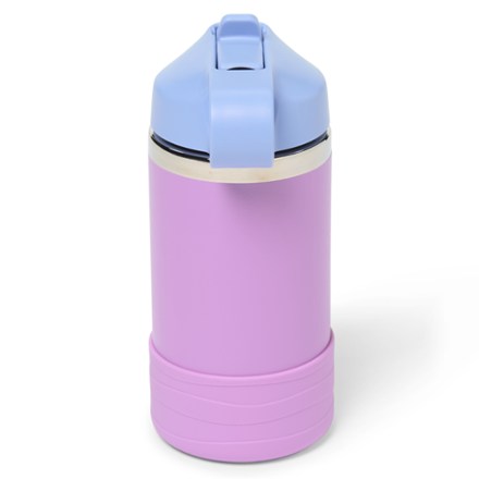 Kids' Wide-Mouth Vacuum Water Bottle with Straw Cap and Boot - 12 fl. oz.