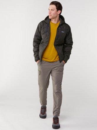 Diamond Quilted Insulated Bomber Hoody - Men's
