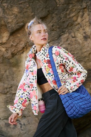 Pippa Packable Printed Puffer Insulated Jacket - Women's