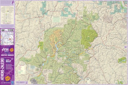 Athens-Zaleski Ohio State Forests and Parks Map - 2nd Edition