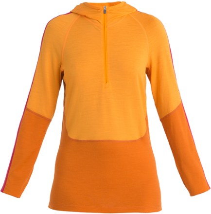 Merino 200 Sonebula Long-Sleeve Half-Zip Hood Base Layer Top - Women's