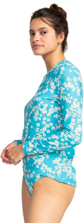 Sea Skippin Printed Long-Sleeve Rashguard - Women's
