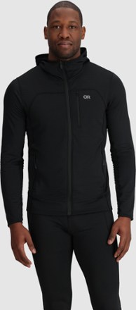 Vigor Grid Fleece Full-Zip Hoodie - Men's