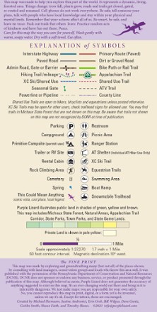 Michaux Pennsylvania State Parks & Forests Map - 3rd Edition