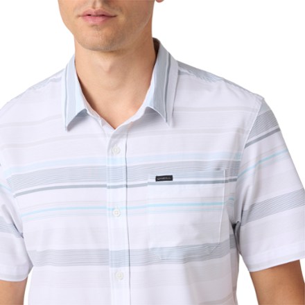 TRVLR UPF Traverse Stripe Relaxed-Fit Shirt - Men's