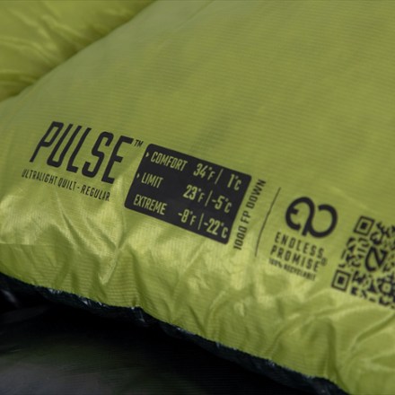 Pulse 20/30 Endless Promise Ultralight Backpacking Quilt