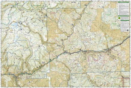 Flat Tops South Topographic Map