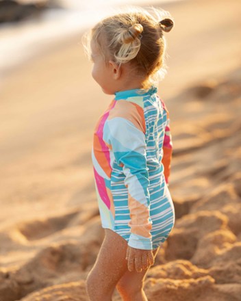 Girls' Long-Sleeve One-Piece Swimsuit - Toddler