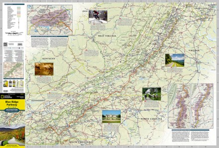 Blue Ridge Parkway Destination Map