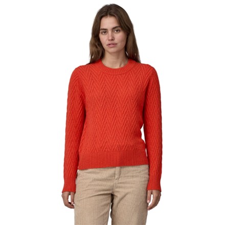 Recycled Wool Crewneck Sweater - Women's