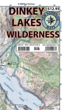 Dinkey Lakes Wilderness Map