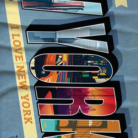 CoolNet UV Neckwear - New York Postcard