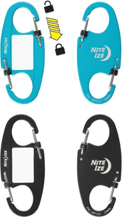 IdentiKey SlideLock Dual Carabiners - Package of 2