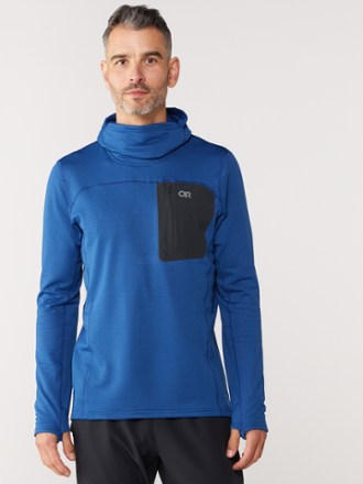 Vigor Grid Fleece Pullover Hoodie - Men's