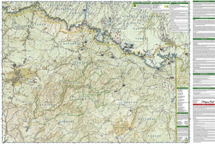 Hellsgate, Salome, & Sierra Ancha Wilderness Areas Topographic Map