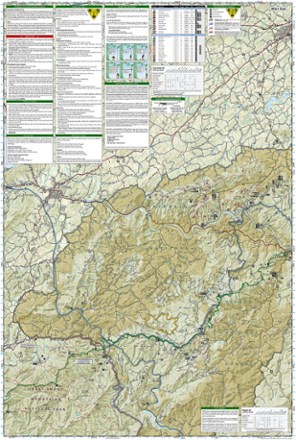 Cherokee and Pisgah National Forests Topographic Map