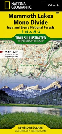 Mammoth Lakes and Mono Divide Trail Map