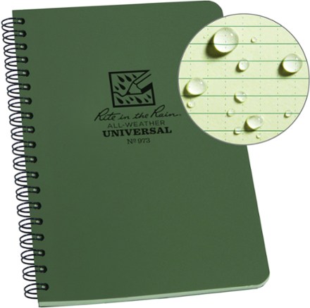 5 x 7 Weatherproof Side Spiral Notebook