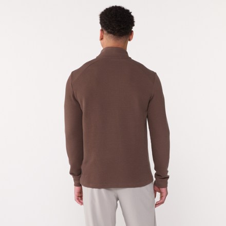 Waffle Quarter-Zip Pullover - Men's