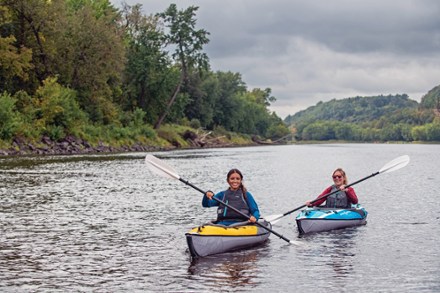 AdvancedFrame Elite Sit-In Inflatable Touring Kayak with Pump - 10'5"