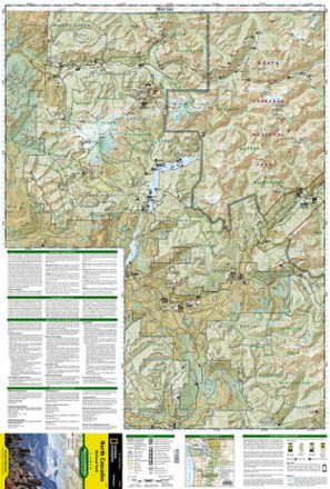 North Cascades National Park Trail Map