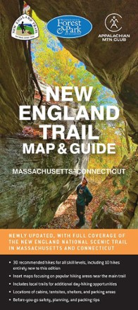 New England Trail Map & Guide: Massachusetts-Connecticut - 2nd Edition