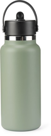 Wide-Mouth Vacuum Water Bottle with Flex Straw Cap - 32 fl. oz.