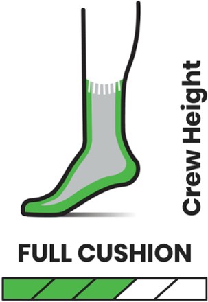 Classic Hike Full Cushion Margarita Crew Socks - Kids'