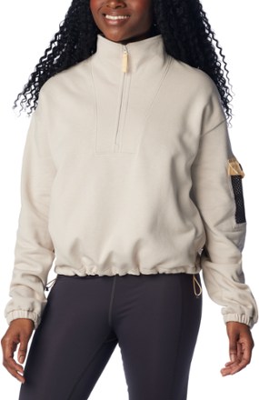 Painted Peak Cropped Fleece Pullover - Women's