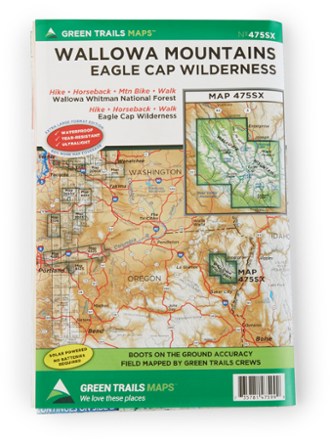 Wallowa Mountains and the Eagle Cap Wilderness Map