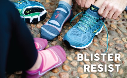 Blister Resist No-Show Socks