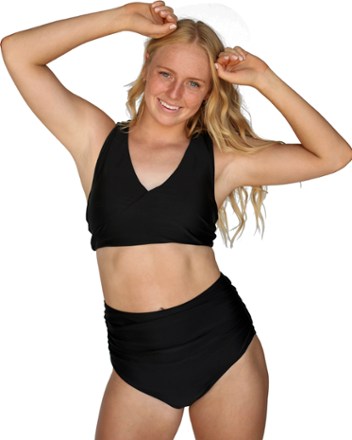 Ruched High Rise Swimsuit Bottoms - Women's