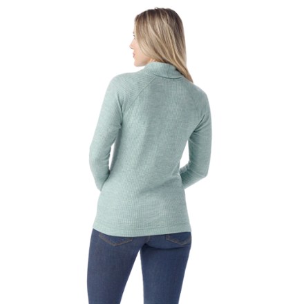 Thermal Merino Rib Turtleneck - Women's