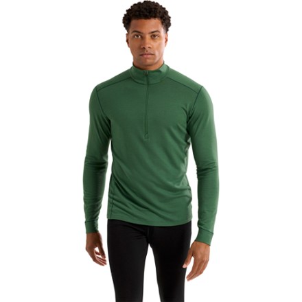 Rho Merino Wool Zip-Neck Base Layer Top - Men's