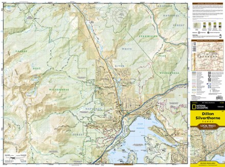 Dillon and Silverthorne Local Trails Map & Guide