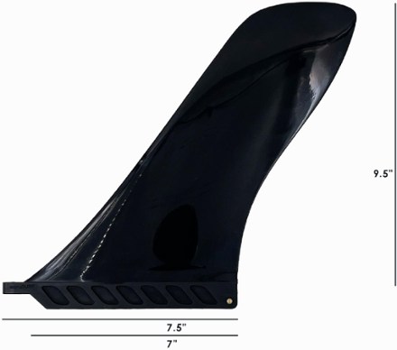 Touring Shape Findestructable Safety Flex Fin and Toolless Screw - 9"