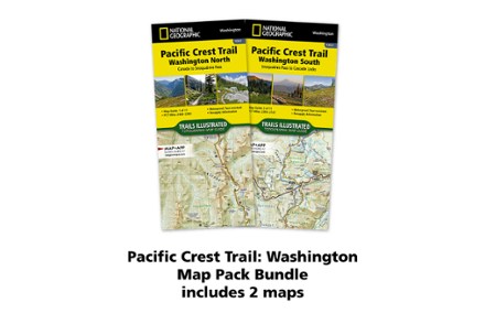 Pacific Crest Trail: Washington Map Pack Bundle