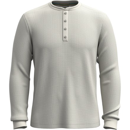 Waffle Long-Sleeve Henley Top - Men's