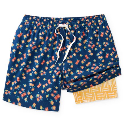 Stretch 5.5" Lined Swim Trunks - Men's