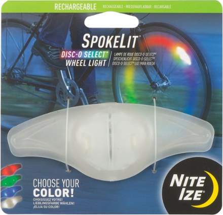 SpokeLit Disc-O Select Rechargeable Wheel Light