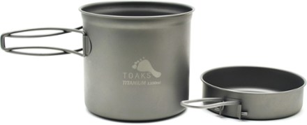 Titanium 1100ml Pot with Pan