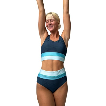 Cut Back Crop Swimsuit Top - Women's