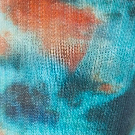 Athletic Far Out Tie Dye Print Crew Socks
