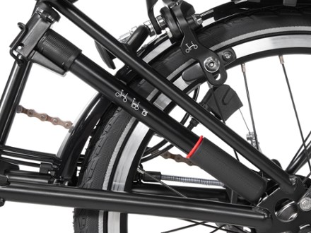 C Line Explore Folding Bike with Rack - Mid