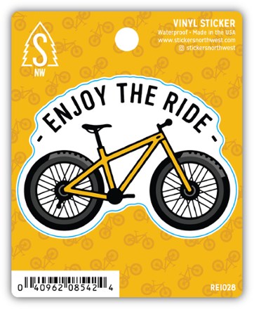 Enjoy the Ride Bike Sticker