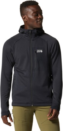 Polartec Power Grid Full-Zip Fleece Hoodie - Men's